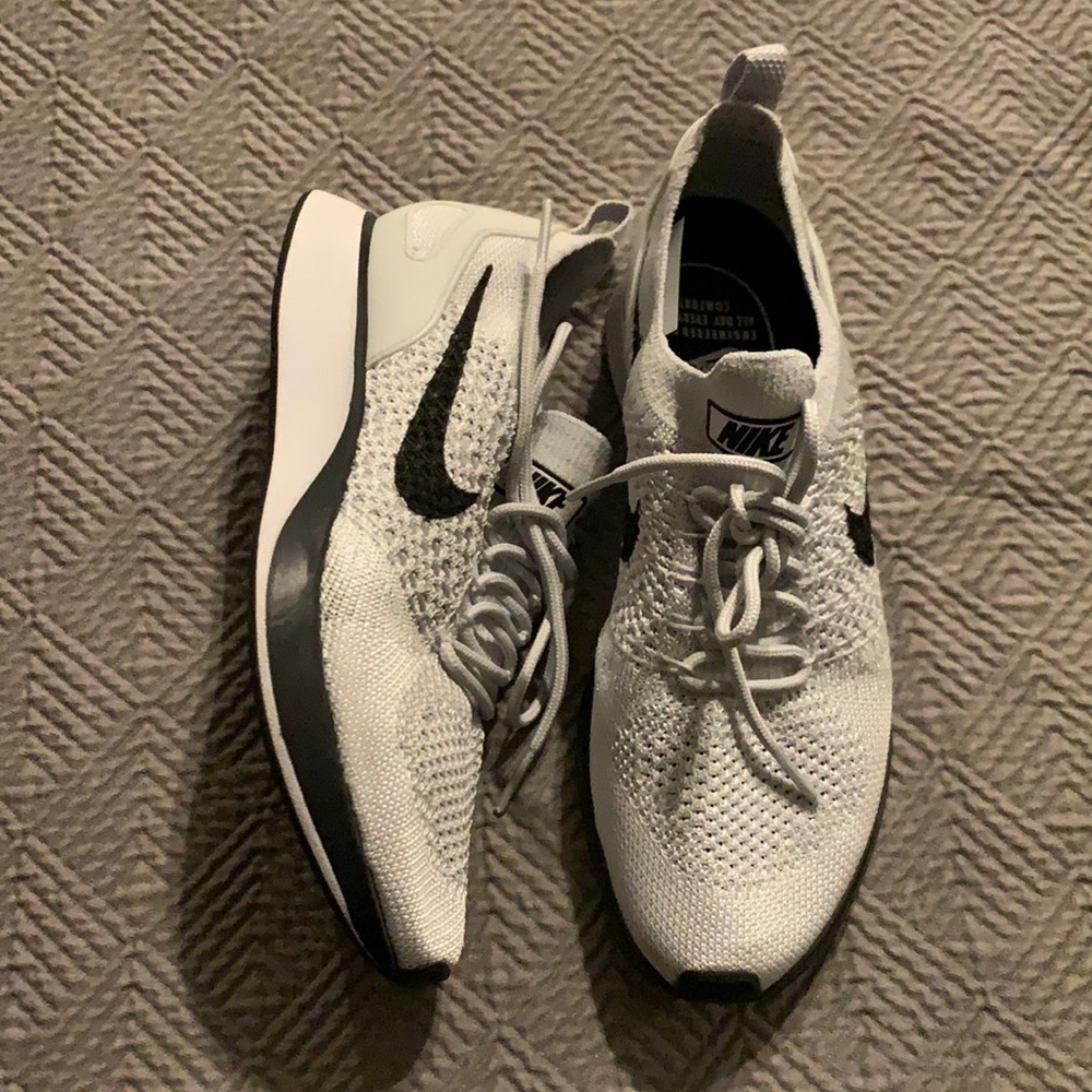 White/silver nikes